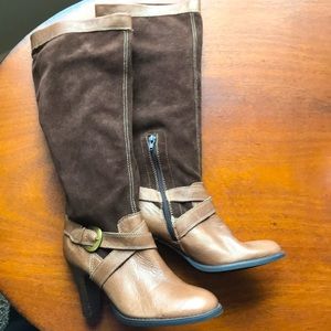 Relativity Eva Knee High Boot Brown Size 7.5